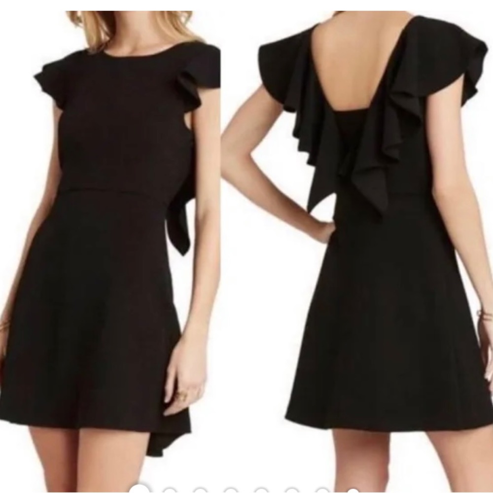 BCBG Flutter Ruffle Sleeve dress.  Size 8